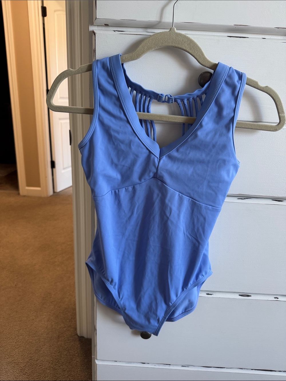 Balera size small adult light blue/purple leotard